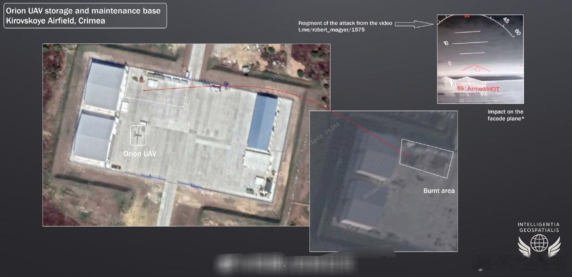 近期乌军无人机和导弹打击俄占克里米亚俄军目标结果来了。卫星图像显示，克里米亚基洛