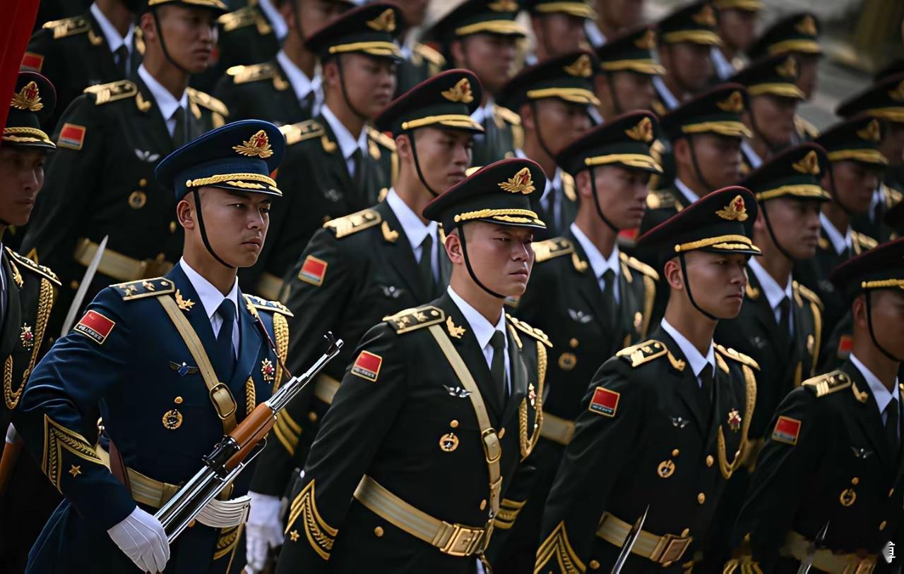 法新社镜头下的中国军人。