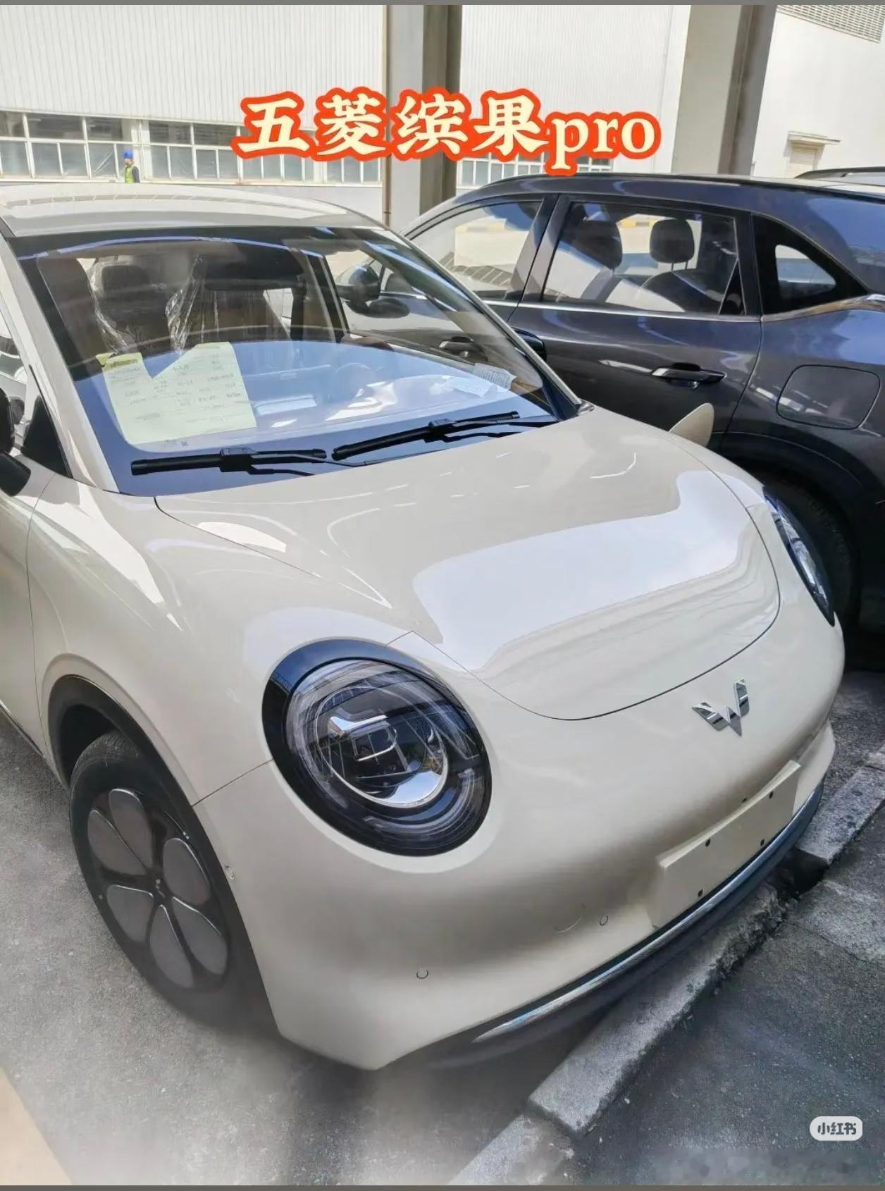 五菱缤果PRO新颜色分享，除了小缤果的经典奶白色外，多了全新颜色乌顶薄荷绿和亮灰