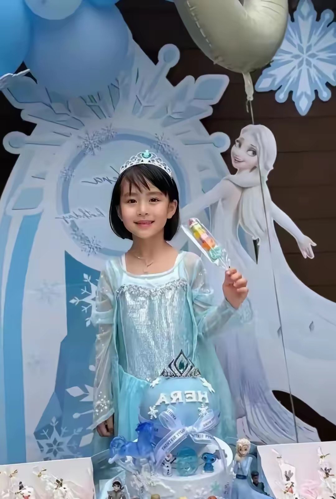杨怡的女儿也太漂亮了，儿子也好帅