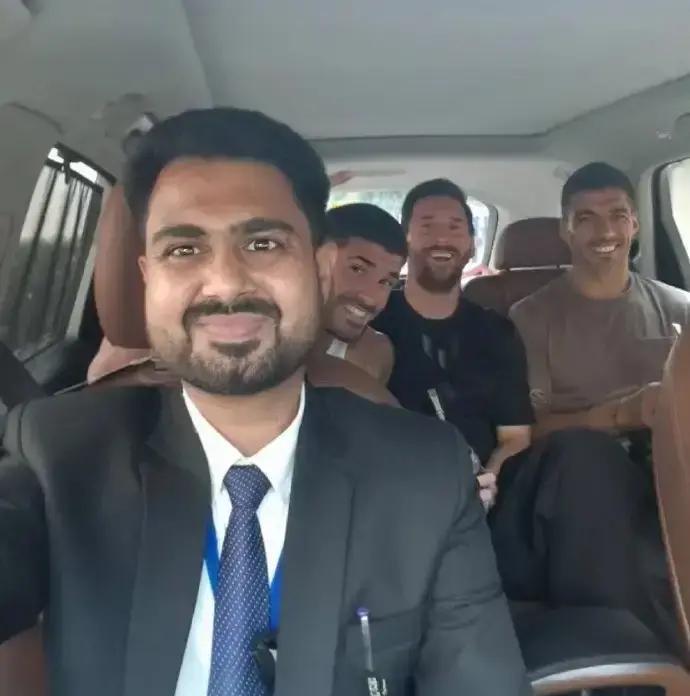 保安一把将梅西按进车里，转身掏枪对准人群——印度主办方做梦都没想到，他们精心策划