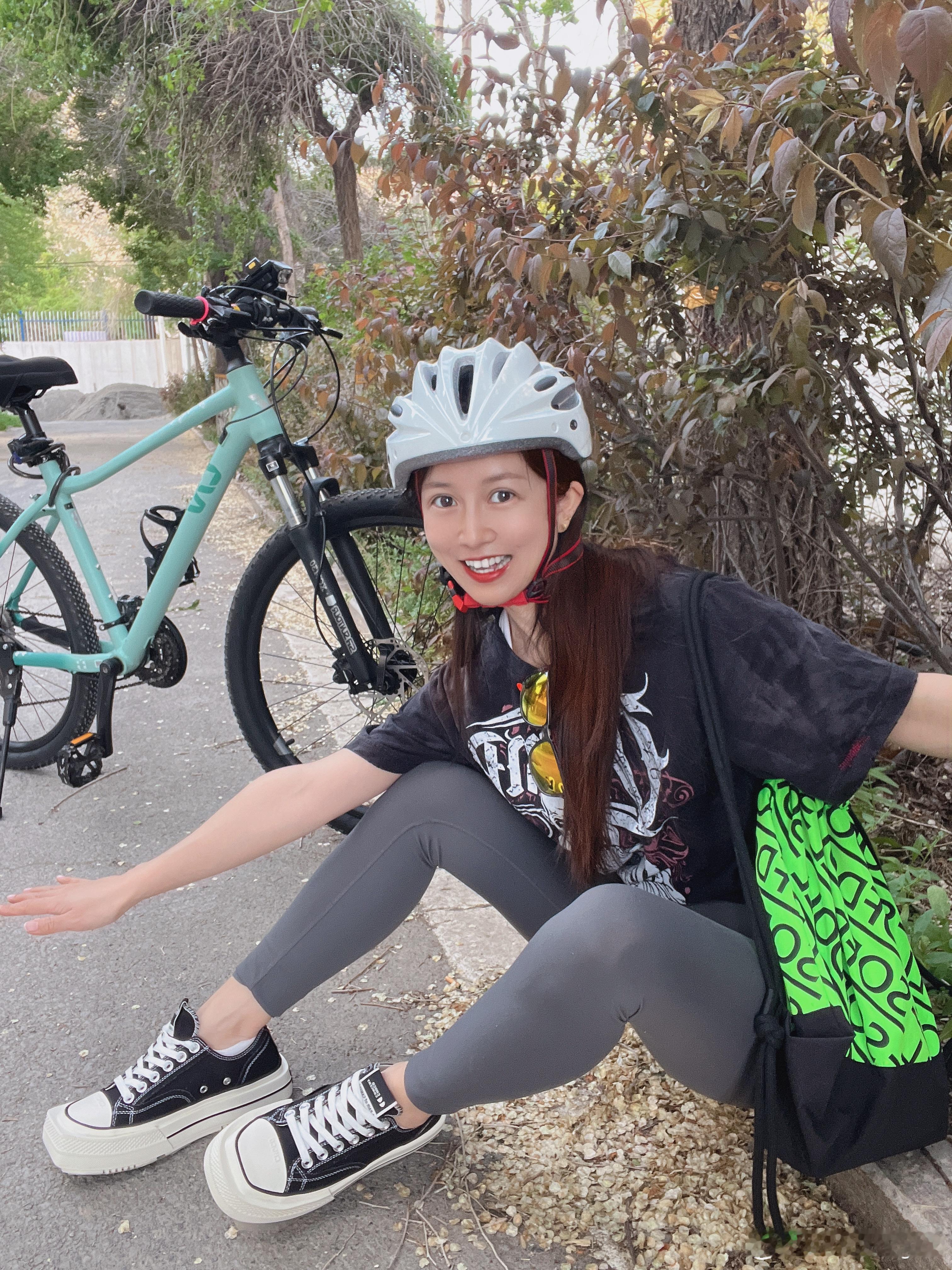 健身春季骑行打卡🚴♀️燃脂行动开始啦🔥健身运动打卡