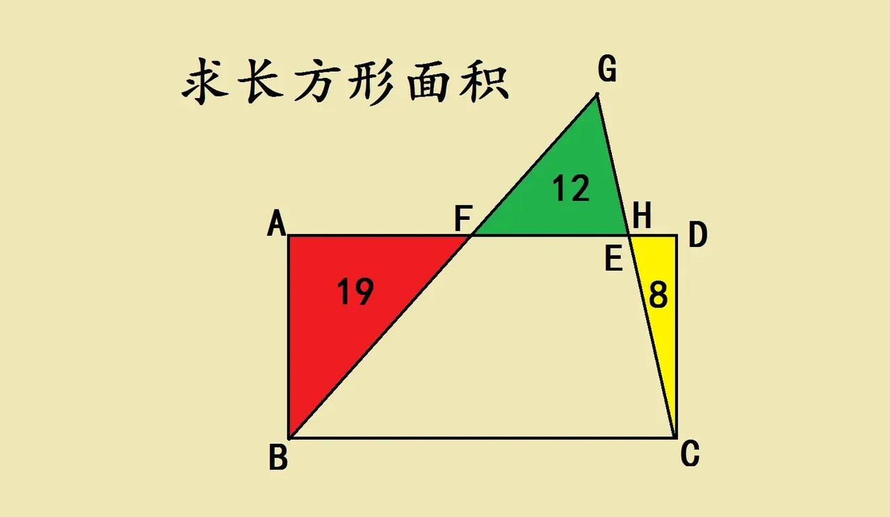 这道小学几何题，藏着面积的“隐形魔法”你敢信？这道看起来花里胡哨的竞赛题，