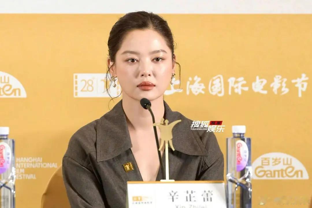 辛芷蕾的脸型这么虐吗