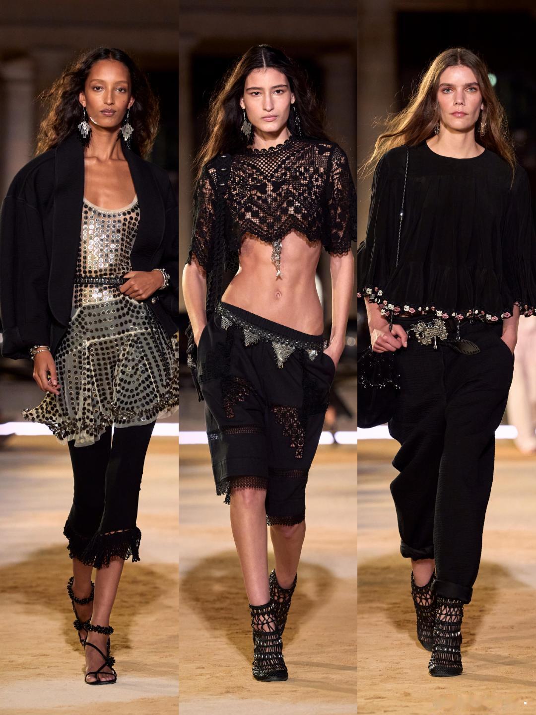 #时装周#IsabelMarant2027春夏大秀章若楠、阚清子、欧阳娣娣、娜然、陈瑜亮相巴黎秀场！