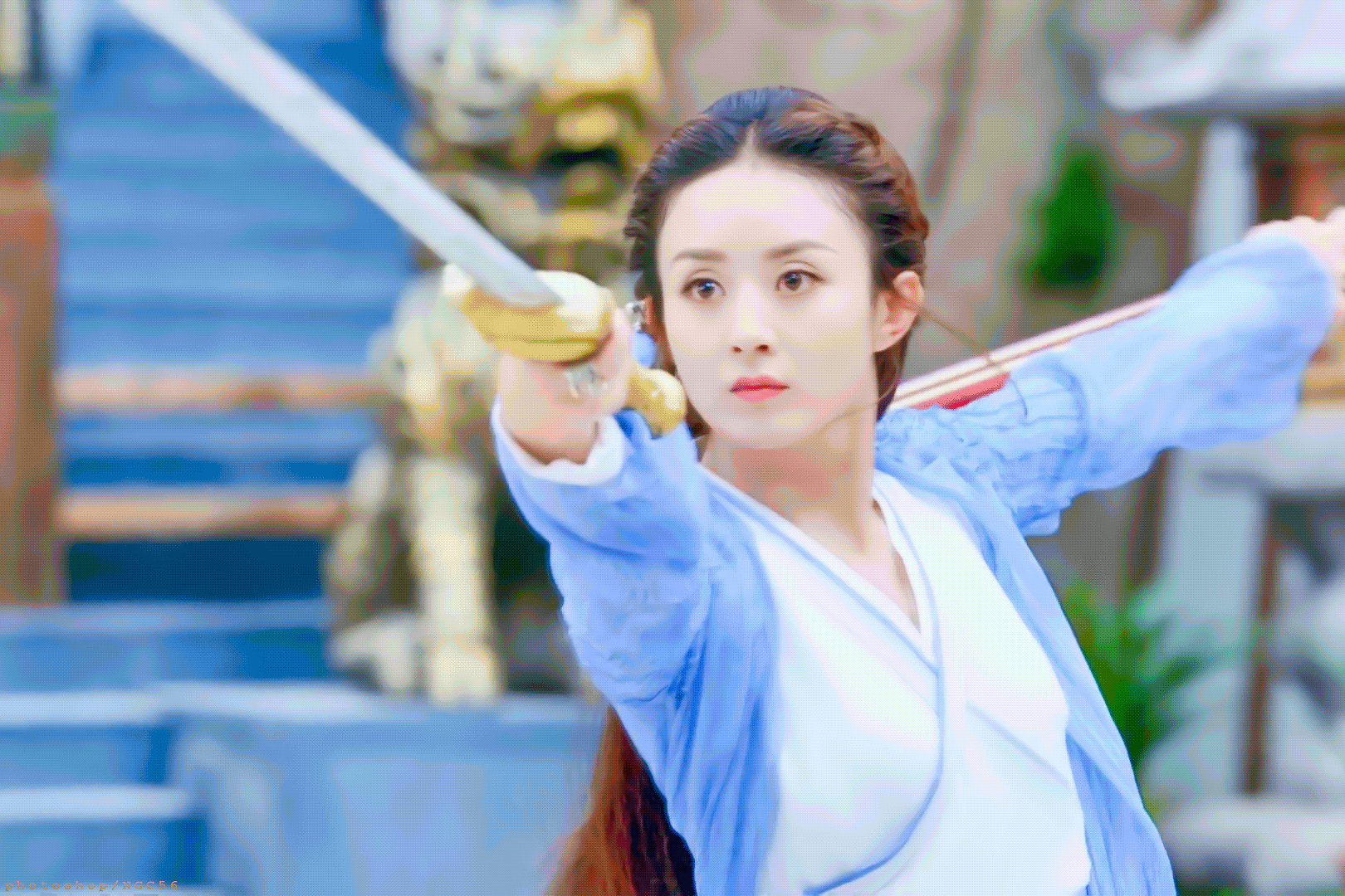 永远可以相信赵丽颖！楚乔的打戏，是真·行云流水真的百看不厌！赵丽颖演的楚乔