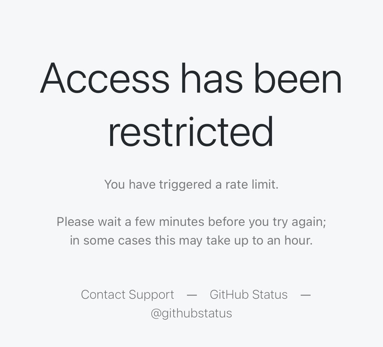 GitHub疑似加入更严格的并发限制，影响代理软件托管规则众多代理软件用户