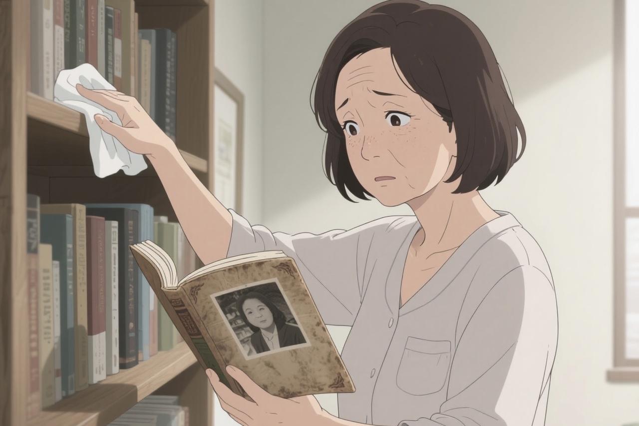 聪明的女人都在装傻。有个女人在打扫房间时，在角落里发现了一本旧书，书的表面已经