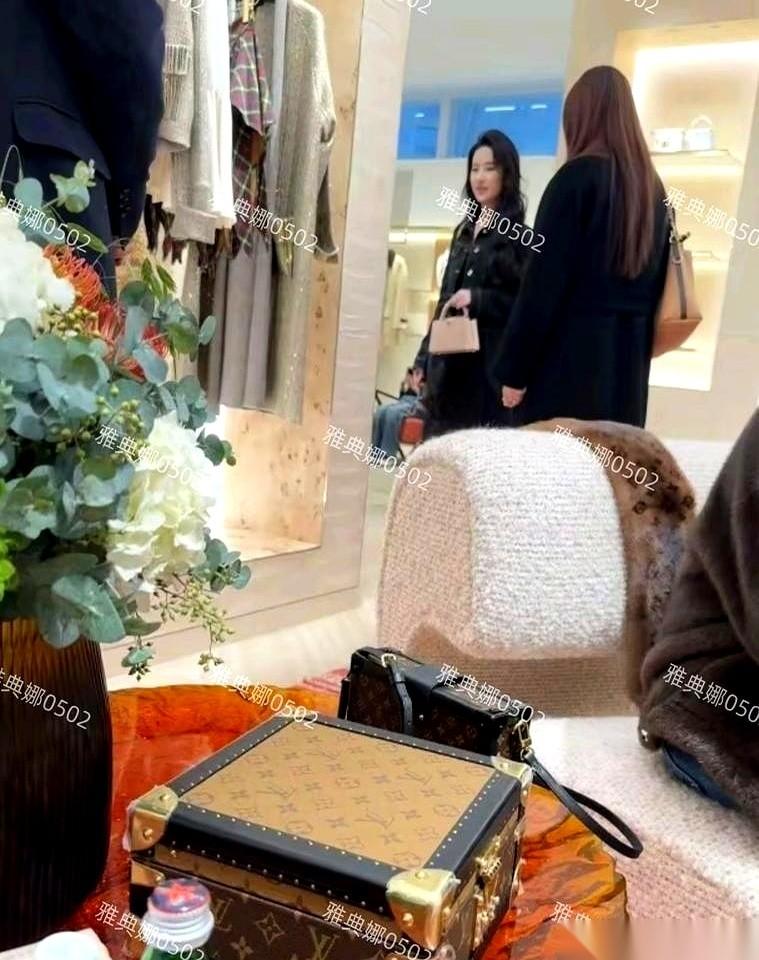 就在三里屯LV店里，我脑子里那些所谓“刘亦菲120斤”、“虎背熊腰”的崩图，哗啦