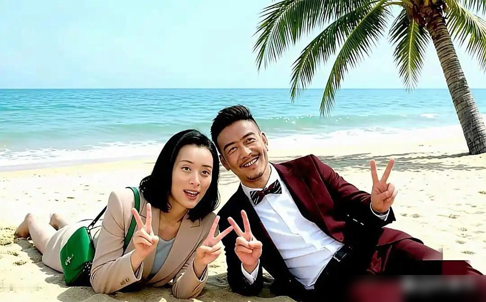 吴‍越和海‍‏‌边的⁠合﻿照一放出来，评论﻿区立‌马炸了‍﻿锅！一张合照，最容易被忽略的反倒是照片本