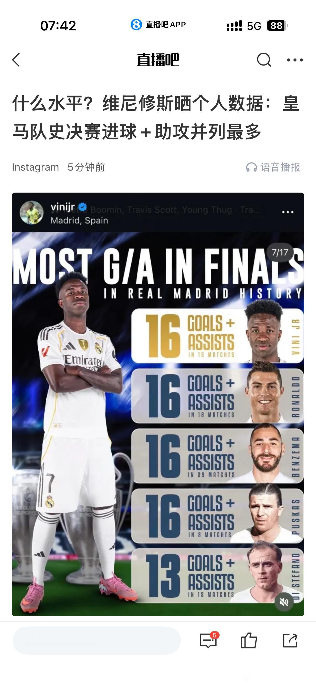 威尼修斯在皇马有历史地位的！他要是阿森纳获得这些荣誉，那都是队史第一人。