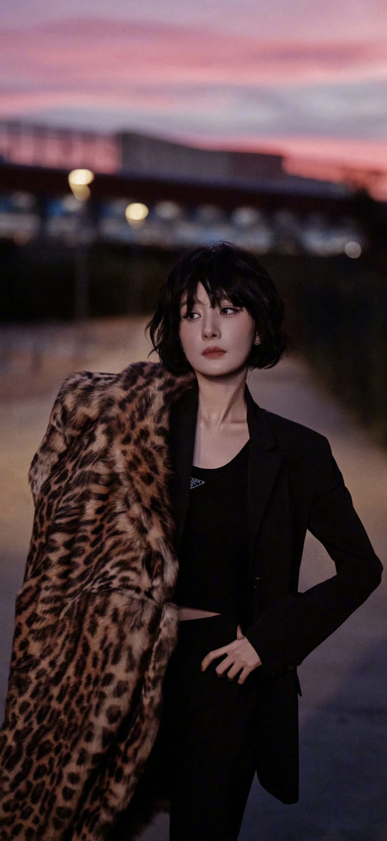 杨幂高清美照分享｜这位女士在黄昏时分摆姿势拍照。杨幂美女人像群高清美女高雅气质美女高雅气质美女美女欣
