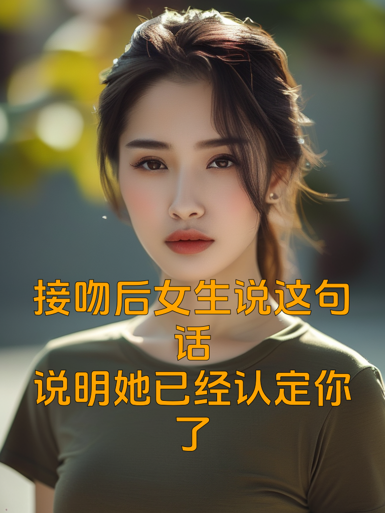 接吻后女生说这句话，说明她已经认定你了！