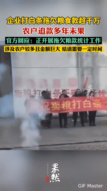 卖粮十年等来“白条周年庆”？千万粮款拖欠背后，农户的血汗钱何时能有着落你敢