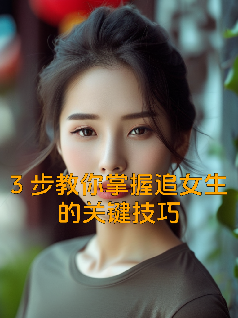 3步教你掌握追女生的关键技巧