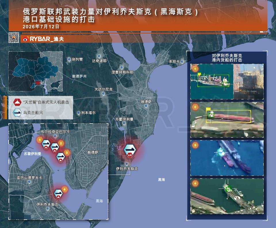 【俄乌冲突：俄军正在瞄准港口】但情况并非如此简单。乌克兰敖德萨地区的港口此前