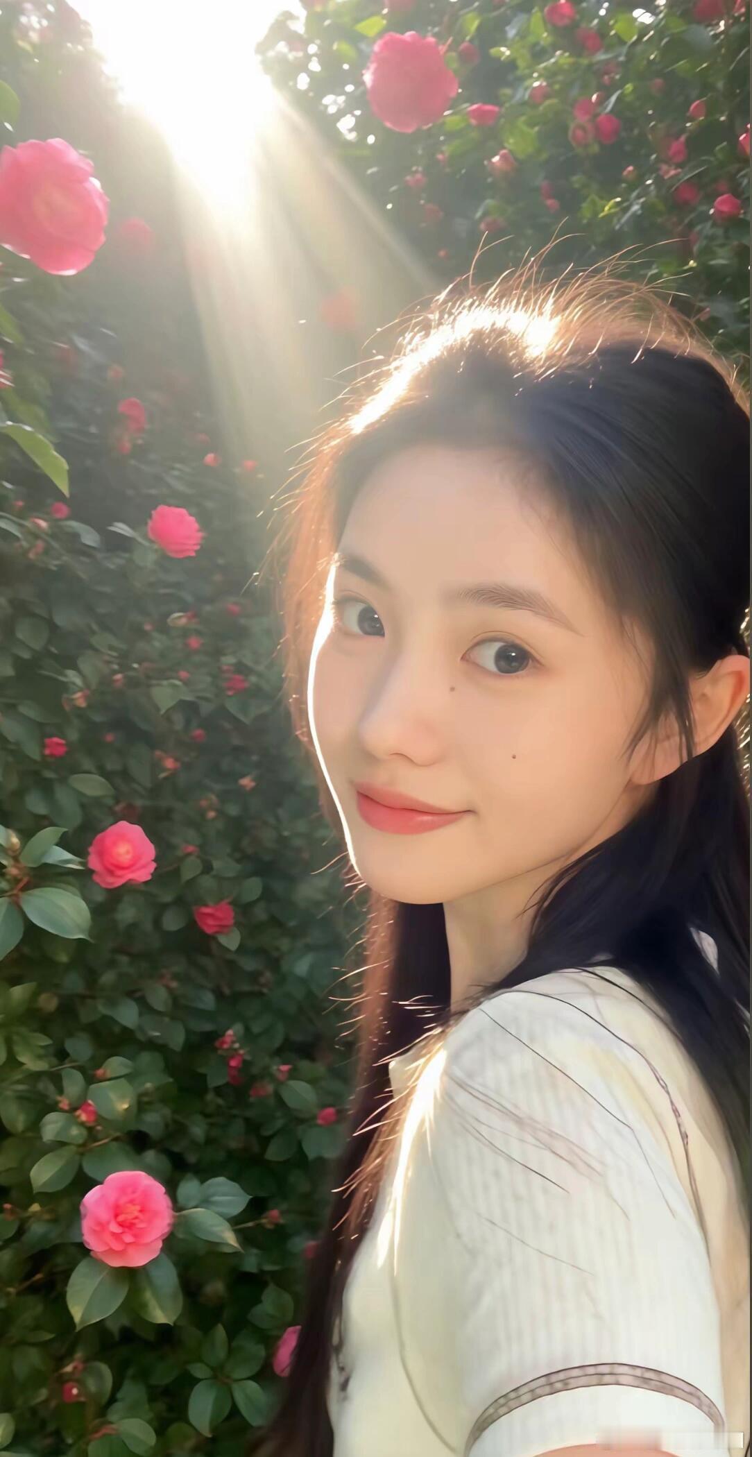 美人胚子都是从小惊艳到大～附中一年级的刘浩存​​​