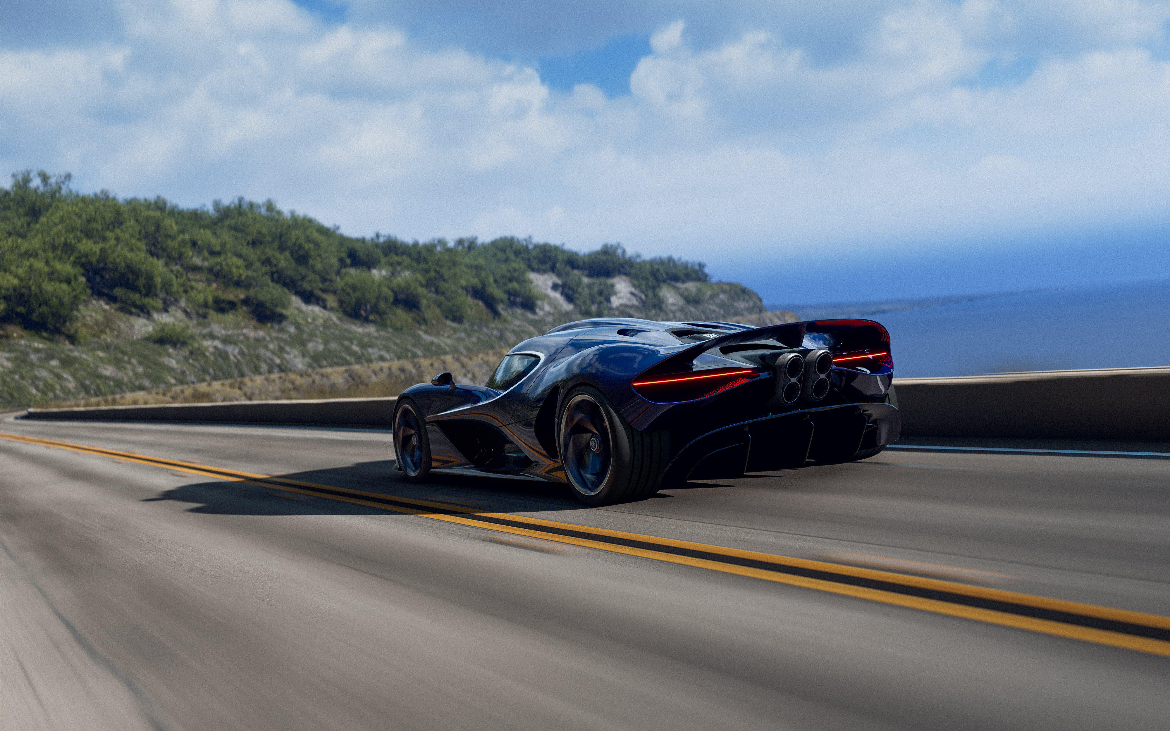 BugattiDestrier布加迪第三款孤品定制车型基于Bolide