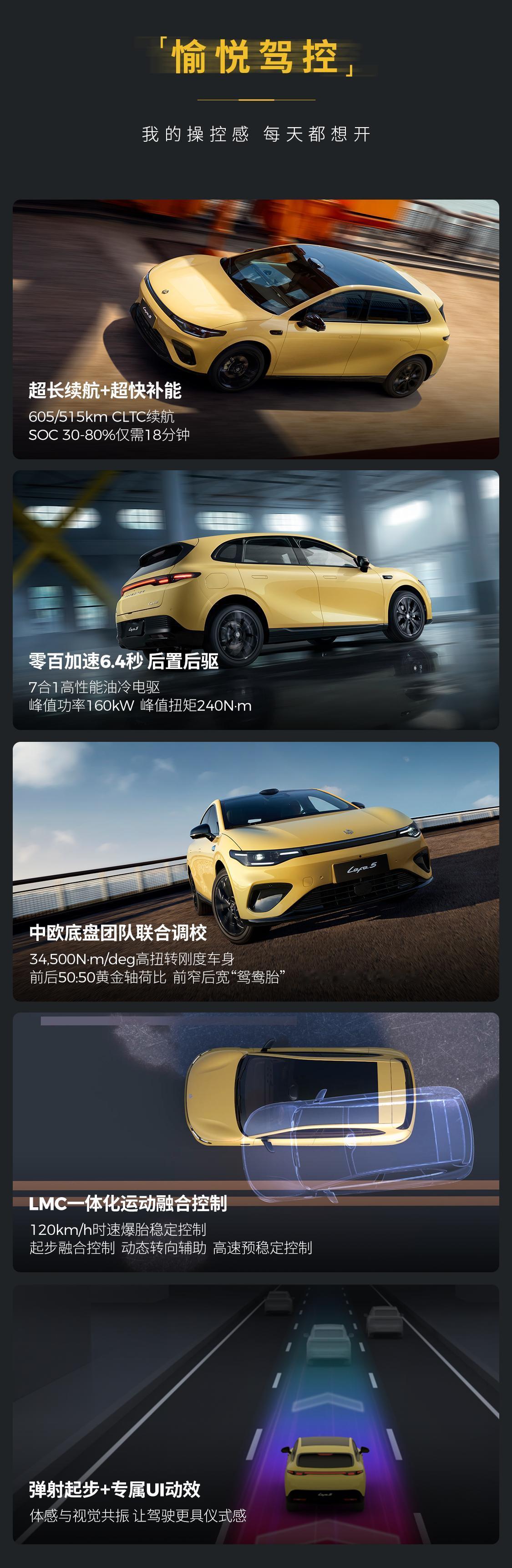 大家还在羡慕BBA轿跑的无框车门、亮黑B柱吗？零跑Lafa5直接把这些“豪华同款