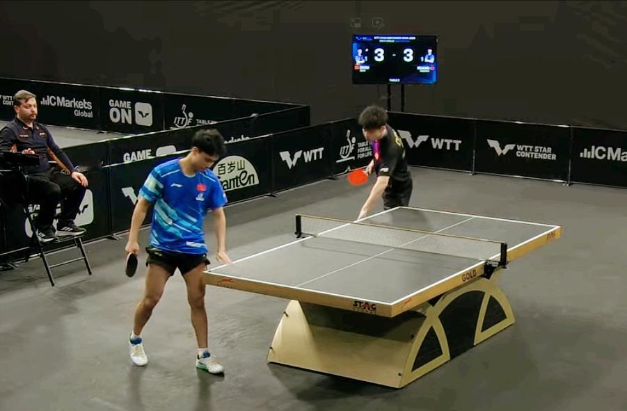 怪不得黄友政能和林诗栋、陈垣宇并称05三剑客，今天和周启豪打，打的太棒了。