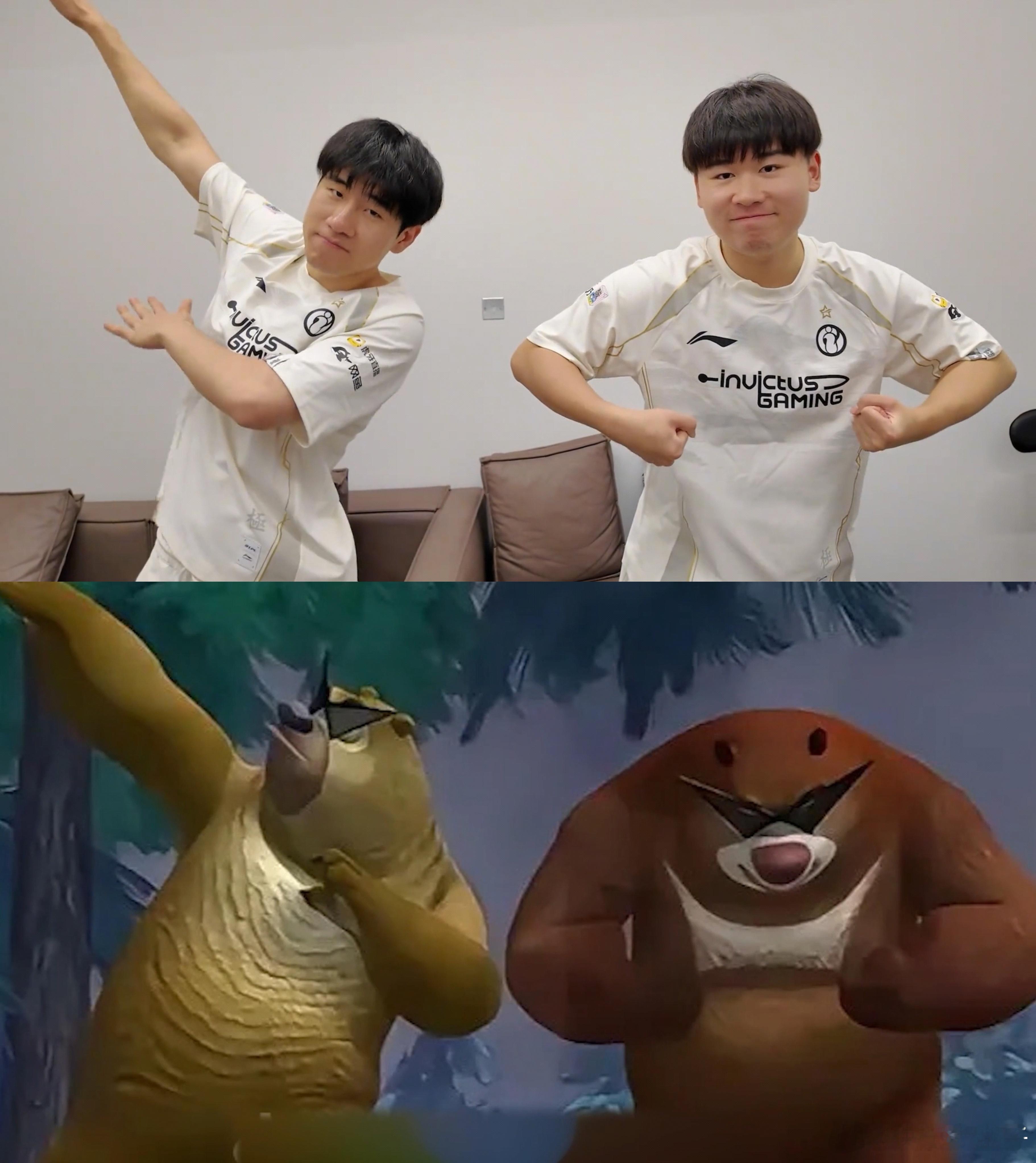 🐻熊大，光头强又来砍树咧～竞技游戏iG电子竞技俱乐部​​​