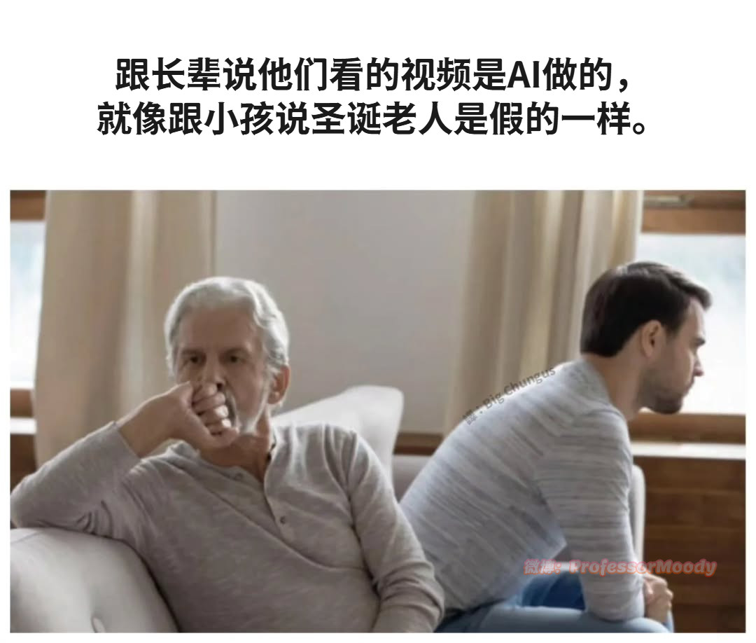 视频没法P，所以是真的meme