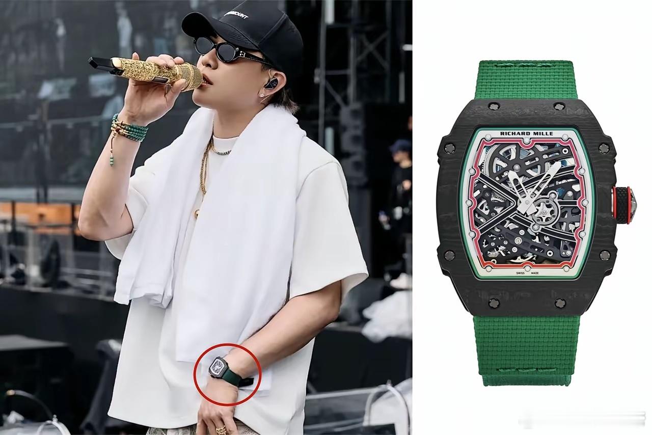 胡彦斌手上戴的是RM67-02意大利版，行情现在280左右，易梦玲手上戴的是RM