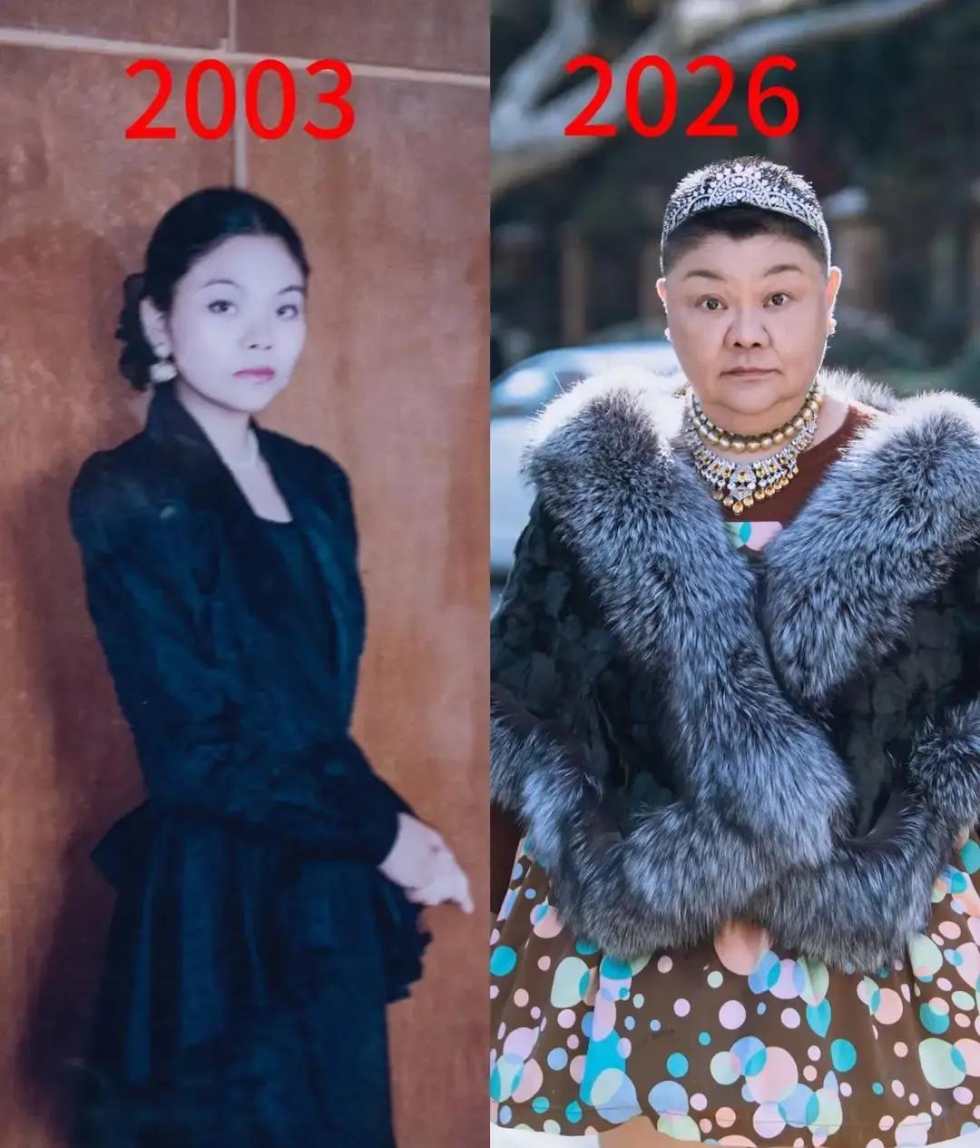 安福路小公主又出现在路口了。银发盘得整整齐齐，墨绿旗袍配藏蓝布鞋，手里还是那