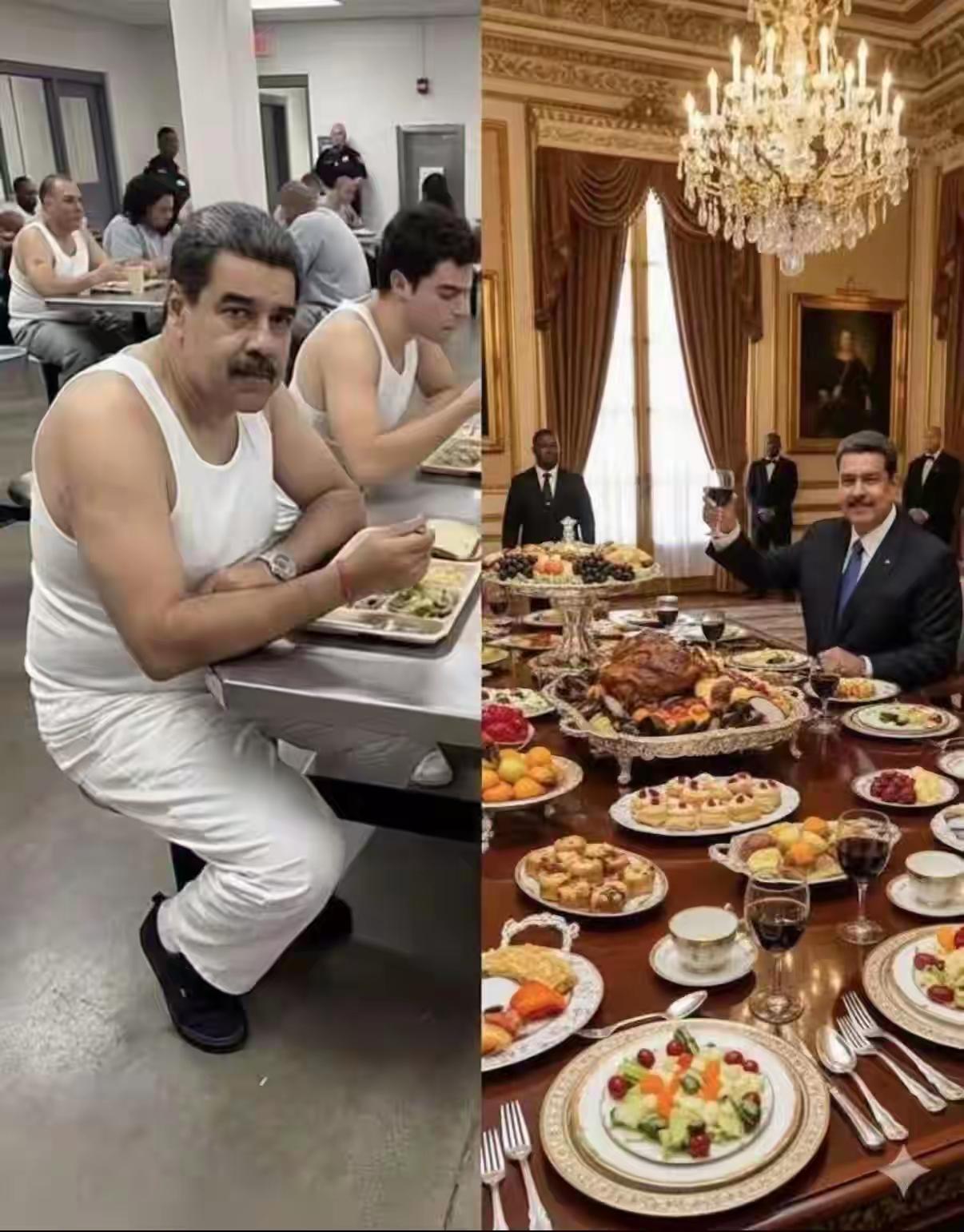 昨天和今天，只是一个日出日落，就从总统沦为囚犯，从天堂到了地狱！正是，一念天堂，