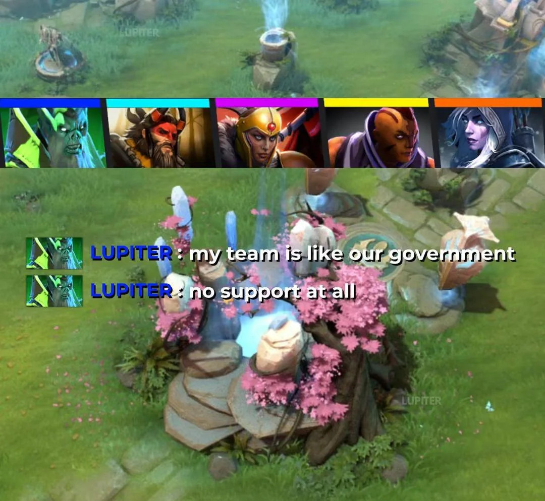 东南亚阵容玩家发言一语双关[笑着哭]dota2dota2趣闻DOTA2