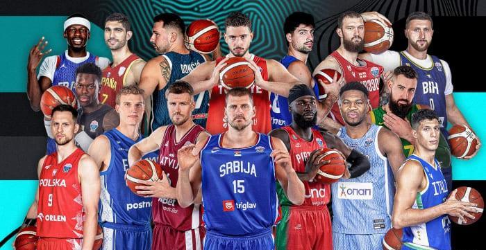 NBA球员在欧锦赛表现东契奇:31.3分7.3板8.3助，投篮命中率40.5%