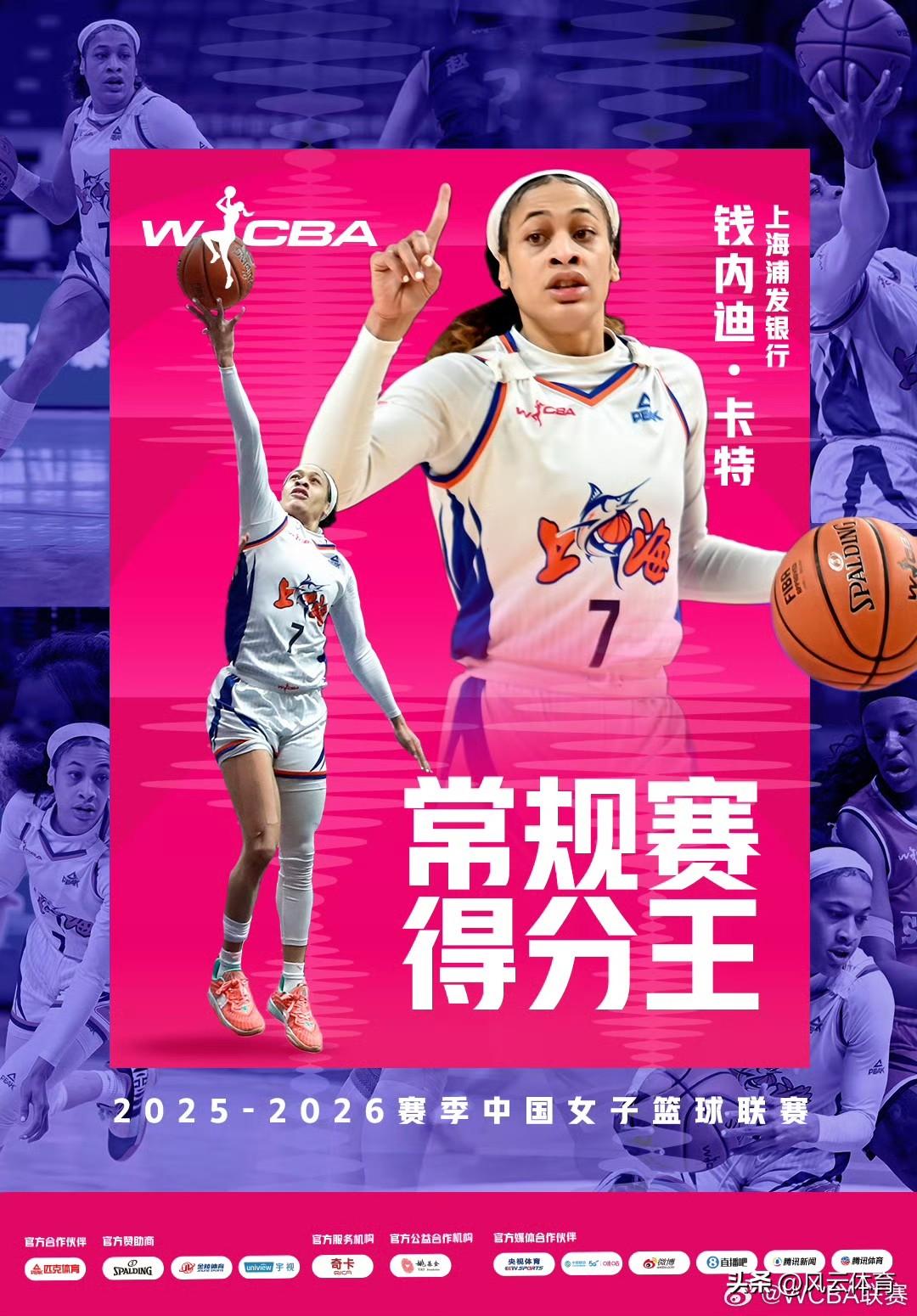 WCBA常规赛单项奖揭晓！近期，WCBA官方公布了2025-26赛季常规赛