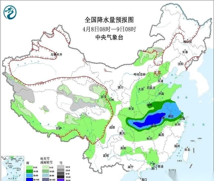 憋了个大的，副热带高压终于要出手了。8号开始，它要猛地往北一顶，直接把主雨带整
