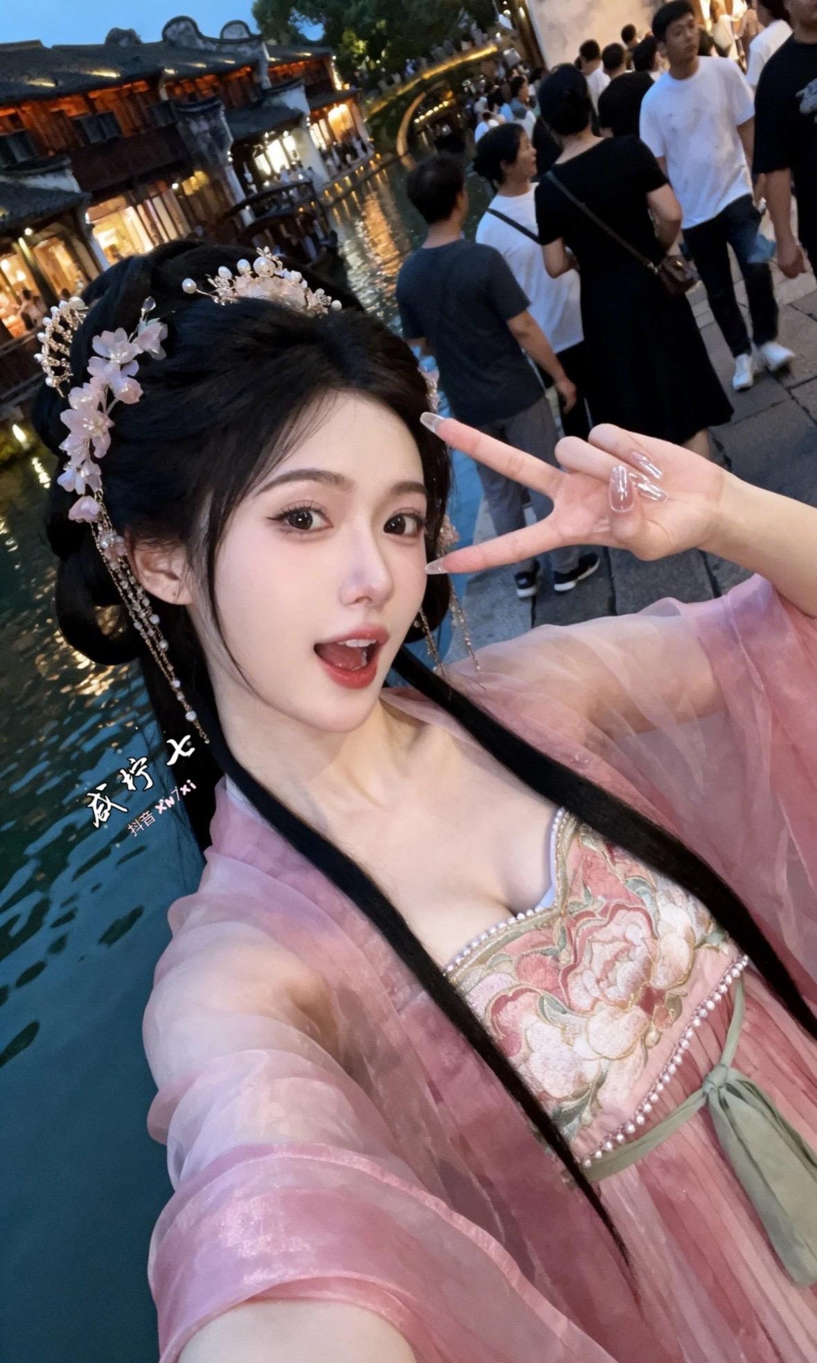 扬州慢七朵组合古装古风美女御姐