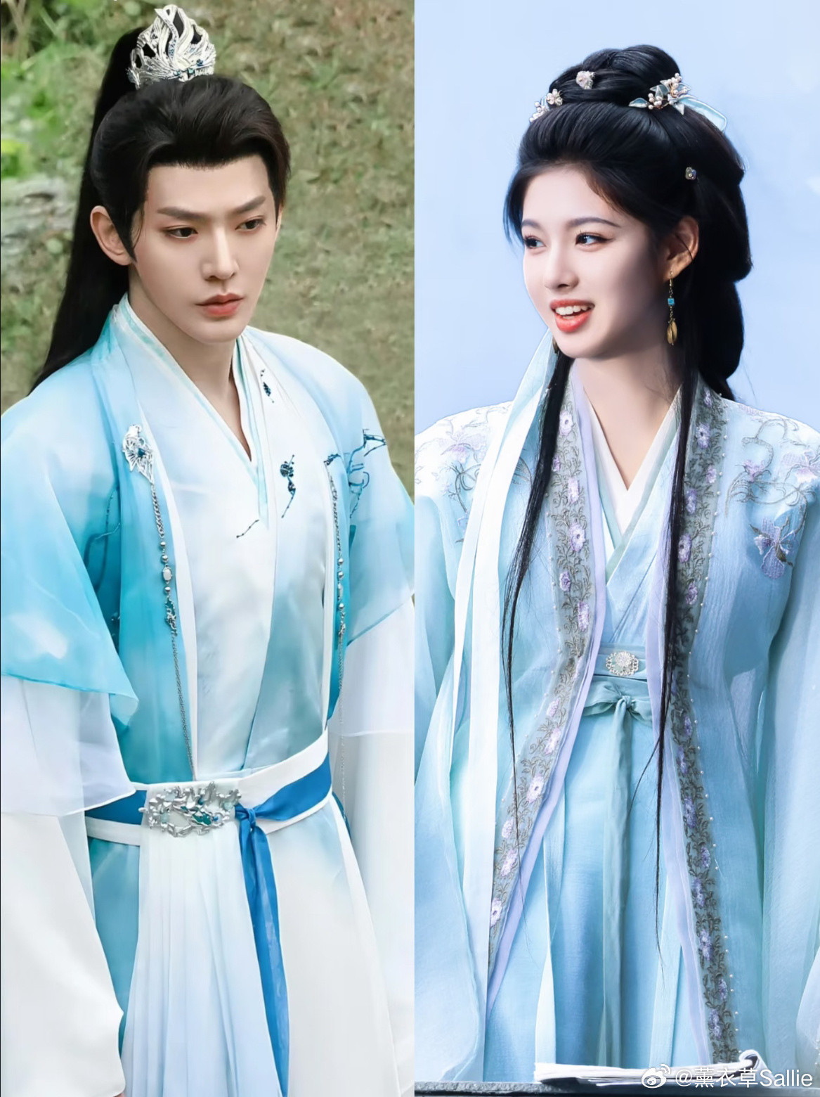 郭敬明《百妖谱》女主角定了艾米，邓为一番搭艾米，两位古装都蛮好看的，这个搭配满意