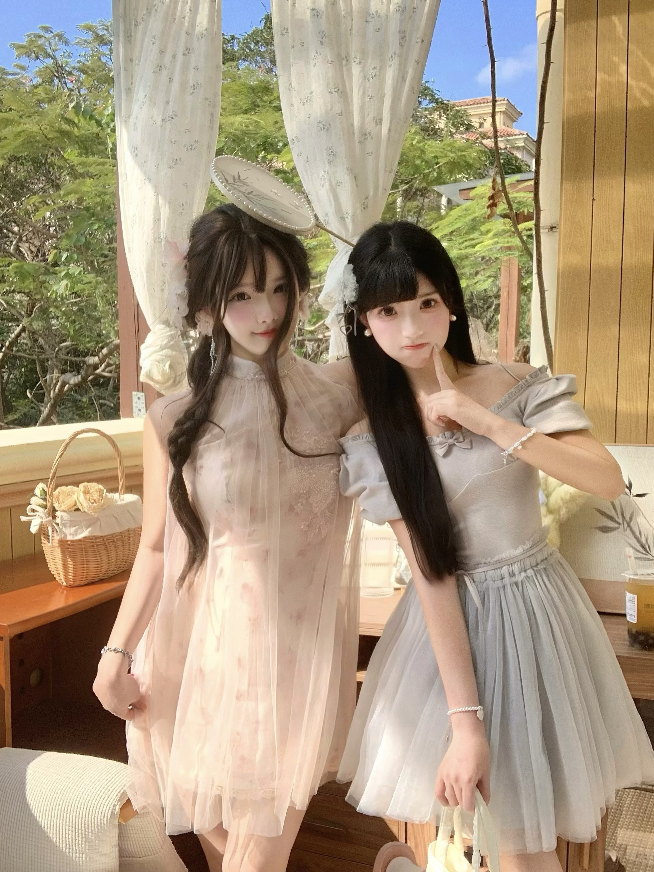 姐妹穿搭｜同风格不同身材甜美系女生穿什么