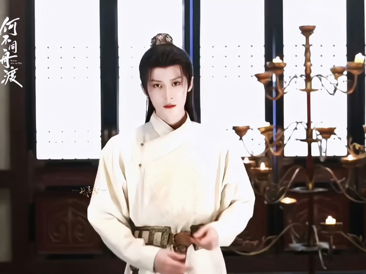 檀健次《何不同舟渡》官博新物料高马尾谢却山新皮肤这身太好看了，贵气十足檀健次檀健