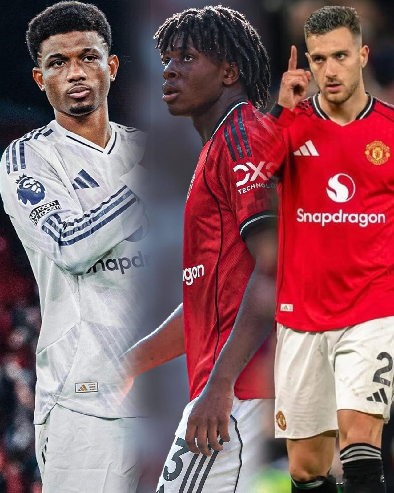 本赛季，曼联所有失利都发生在未让阿马德担任边翼卫时：对阵埃弗顿：马兹拉维、多