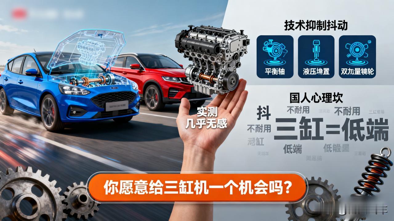 三缸机真的抖到不能买吗？我亲自试了后改变了看法。试了新款福克斯和吉利缤越，说