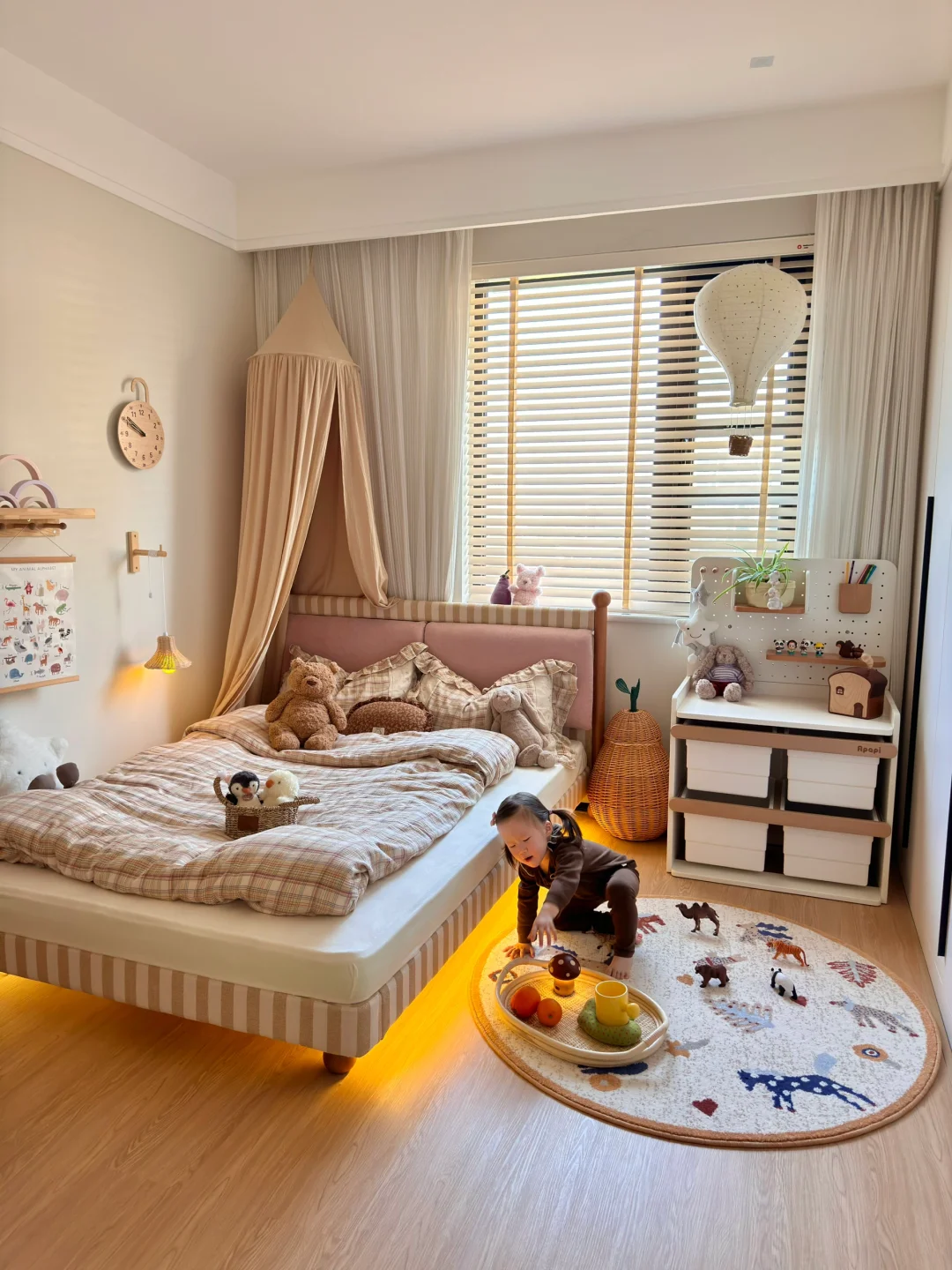 10平成长型儿童房，好看实用又温馨🧸