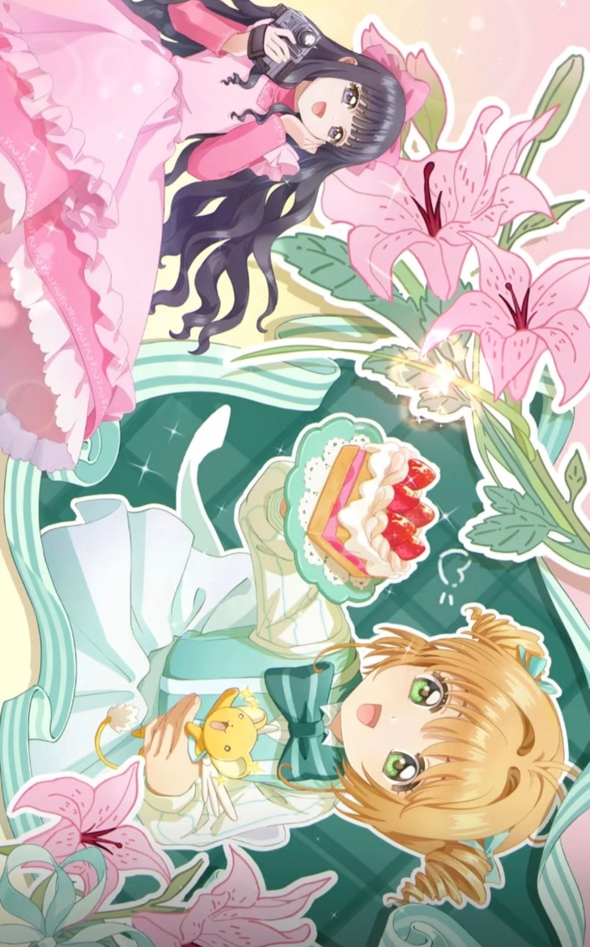 是超可爱的小樱壁纸哦🌸或许你也会喜欢呢！动漫点评团海外动漫名场面魔卡少女樱