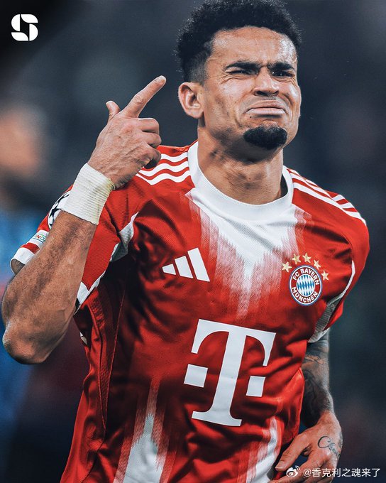 迪亚斯本赛季在欧冠联赛中直接参与了8个进球：◉5粒进球◉3次助攻这是哥伦比亚