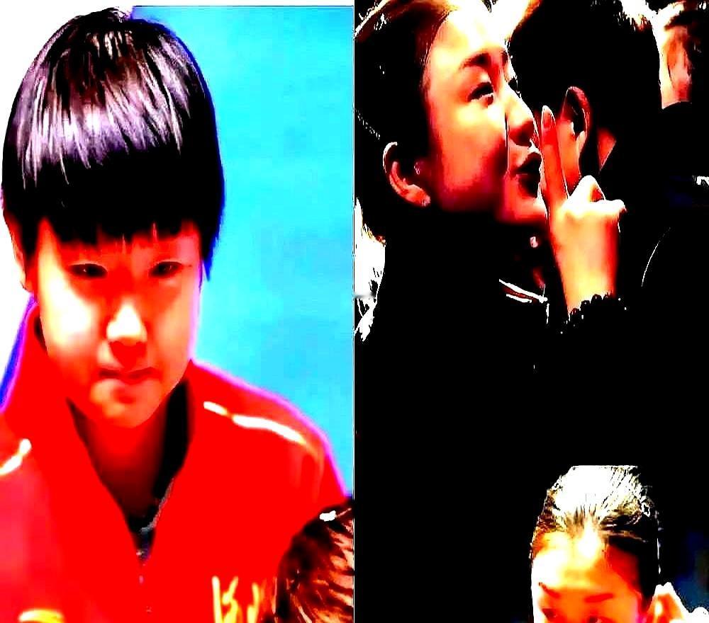 真的，就冲孙颖莎看陈梦的那个眼神。孙颖莎和陈梦刚在赛场上拼尽全力，她们每