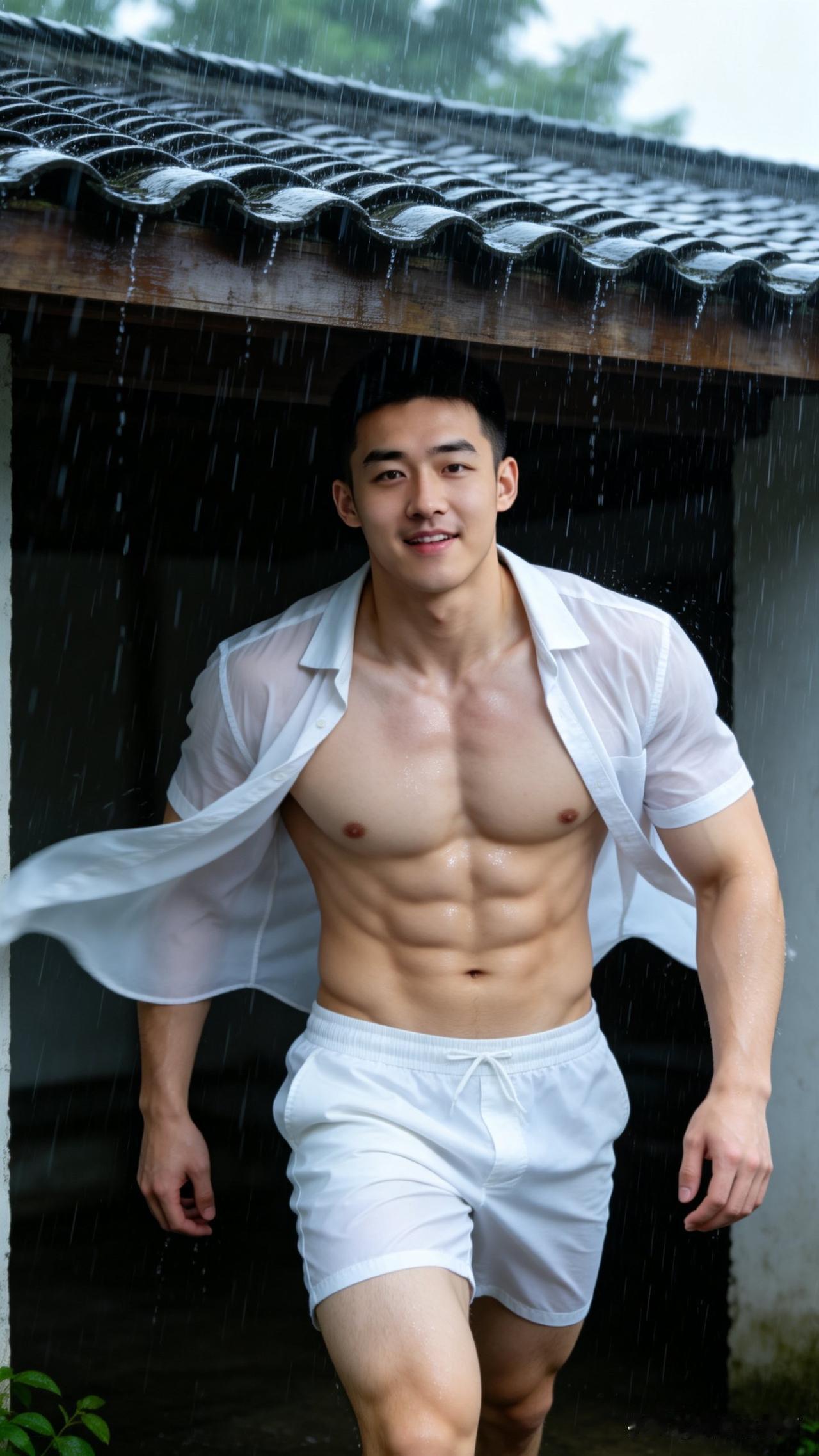 你那里下雨了吗？帅哥是何种模样呢帅哥