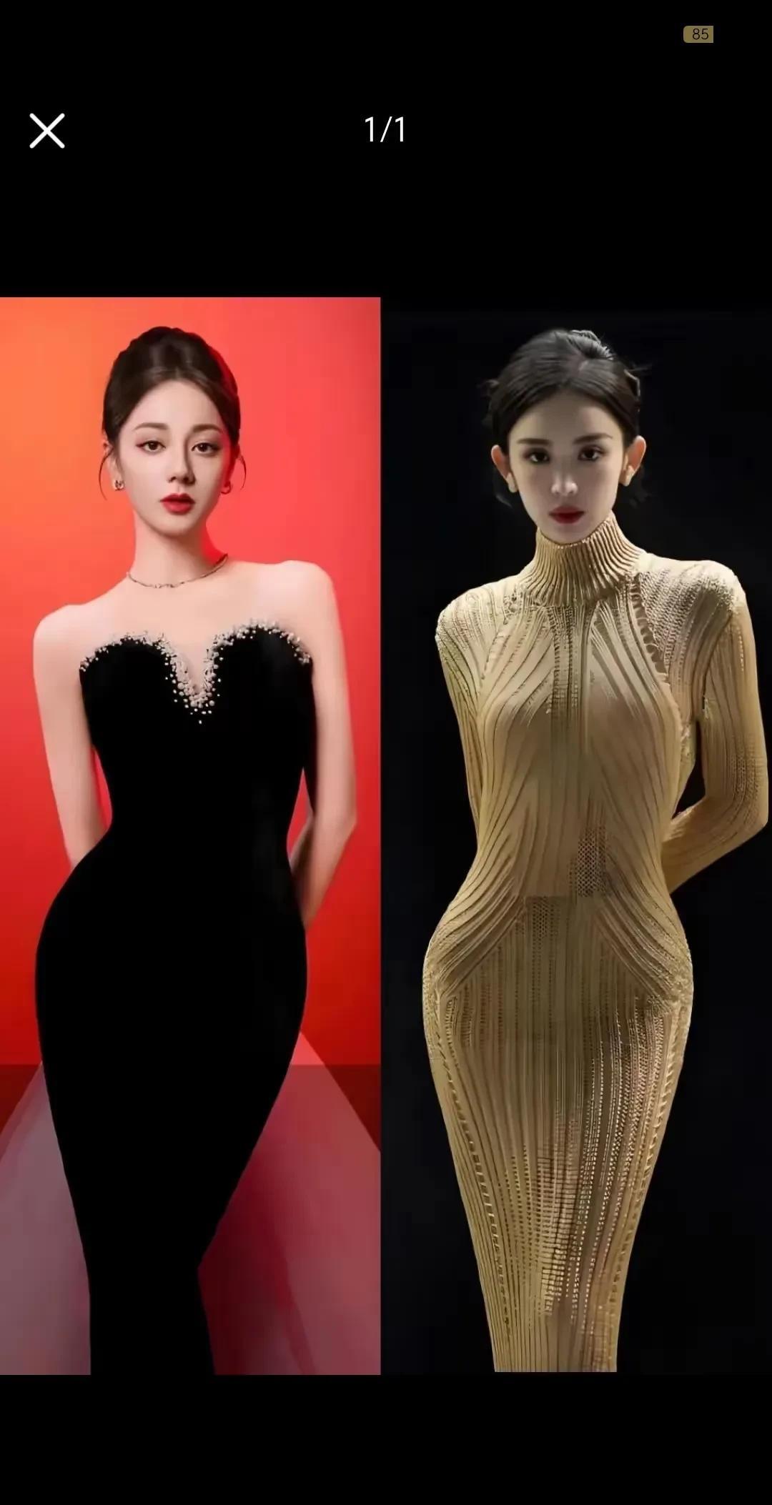 同是33岁，娜扎和热巴的美你更爱哪款？娜扎属于越看越有味道的类型，五官精致得像