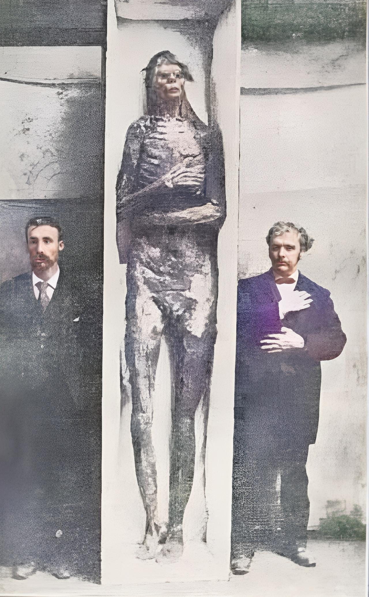这是1895年一名探矿者在加利福尼亚发现了一具巨人的尸体。通过测量这具尸体，得知