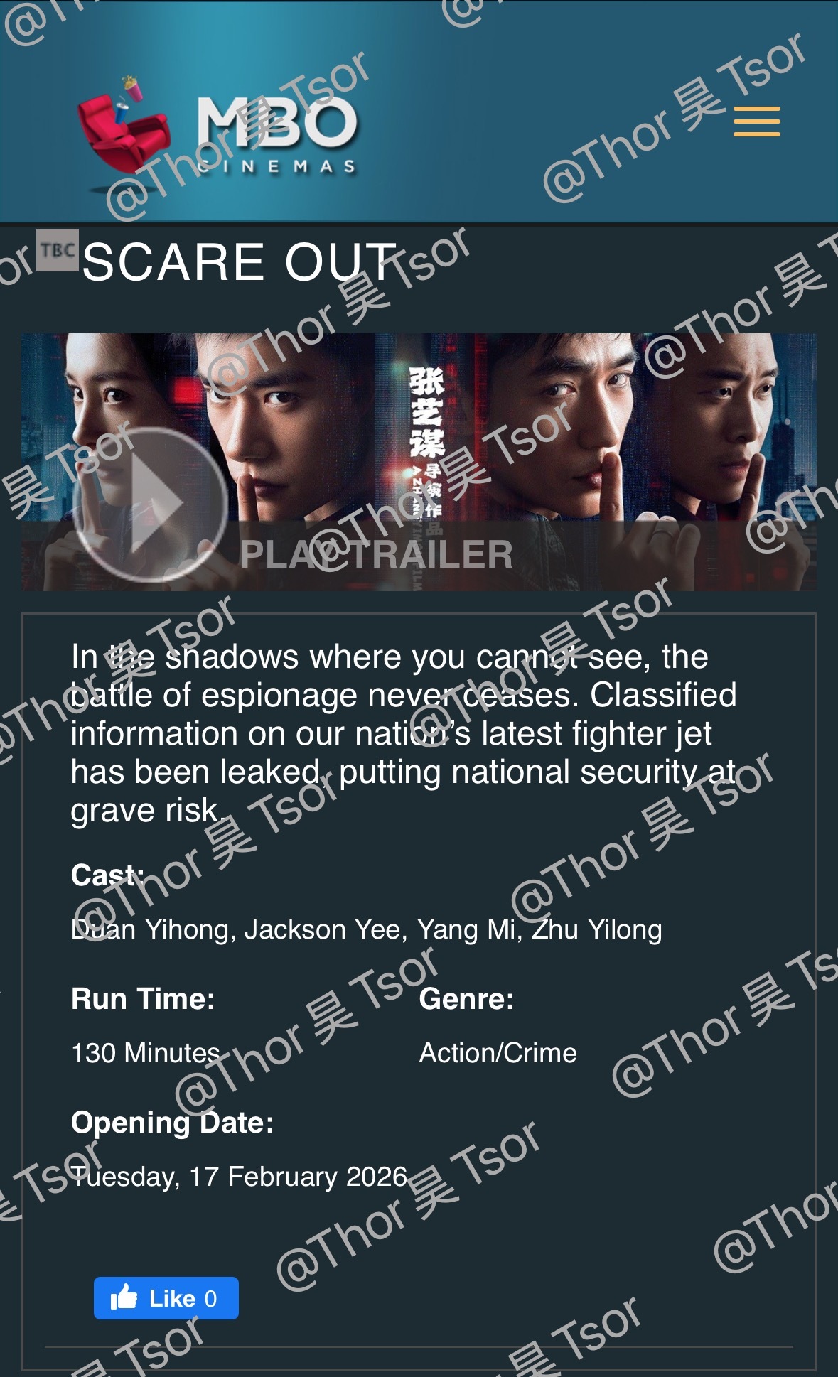 【电影资讯:电影惊蛰无声加拿大公映电影惊蛰无声马来西亚公映】据加拿大电影院Ci