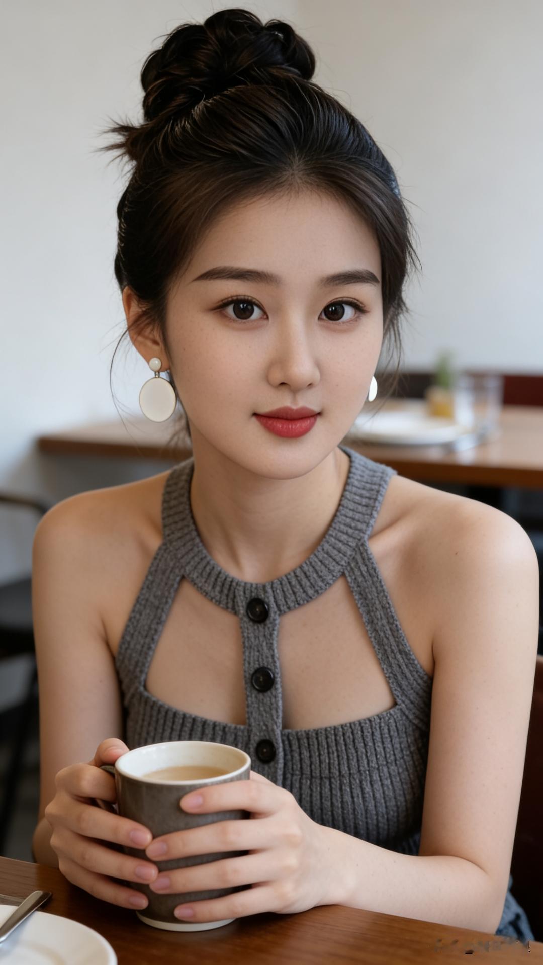 同事夸一美女“你皮肤真好”，她娇羞一笑：“都是钱堆的！”同事又问：“咋堆的？”她