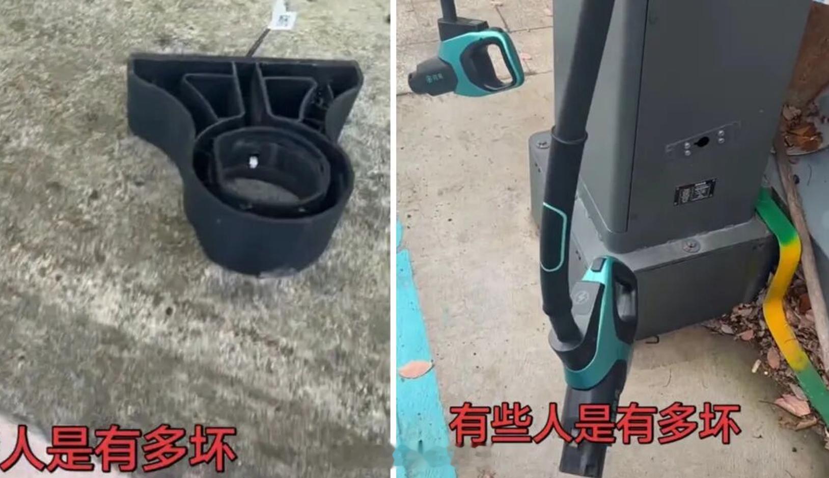 比亚迪闪充站被破坏及霸占，近日，有网友在平台发文表示，比亚迪闪充桩被人为破坏严重