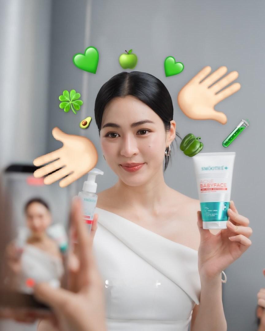 超萌大眼仔来袭💚💚邝玲玲比亚迪泰国首位代言人